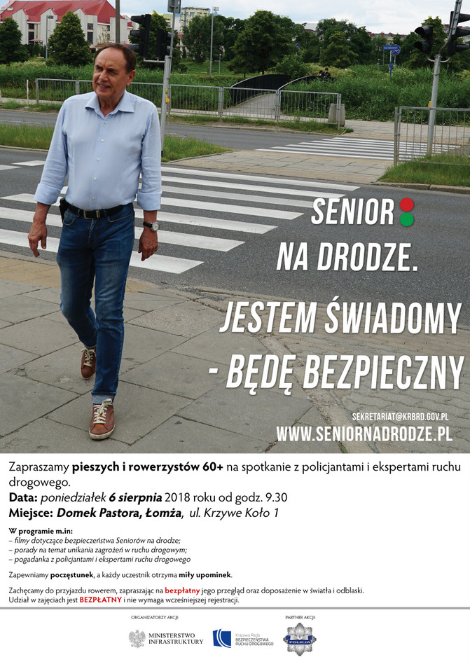 Zapraszamy seniorów na warsztaty z zakresu bezpieczeństwa na drodze