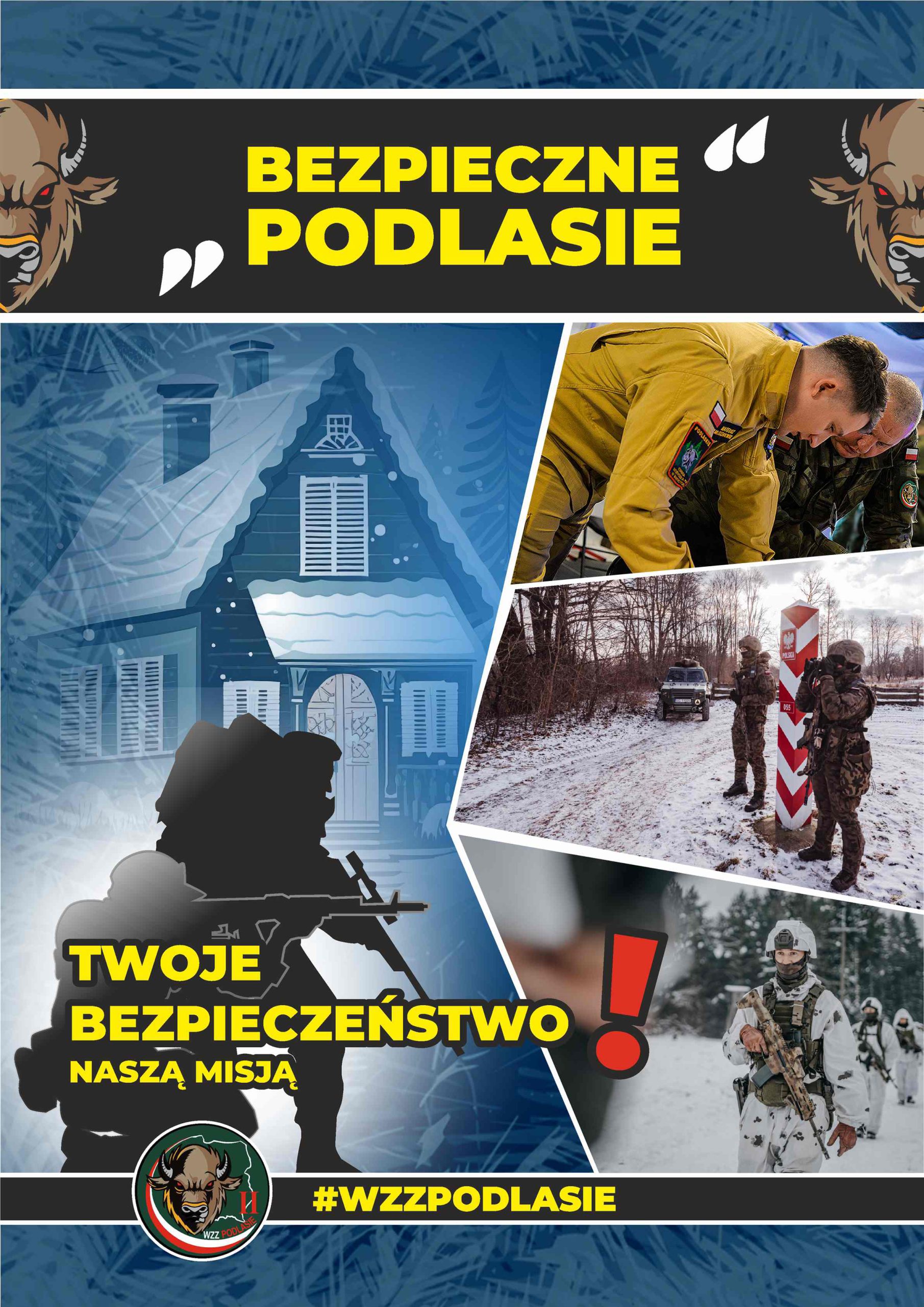 plakat bezpieczne podlasie