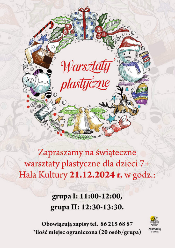 warsztaty plastyczne plakat