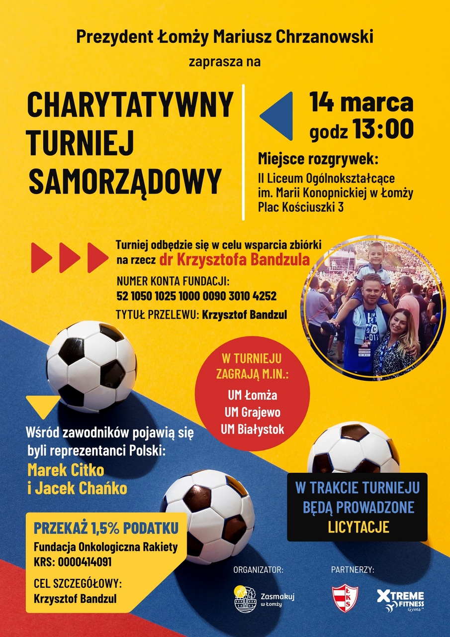 Charytatywny Turniej Samorządowy - plakat