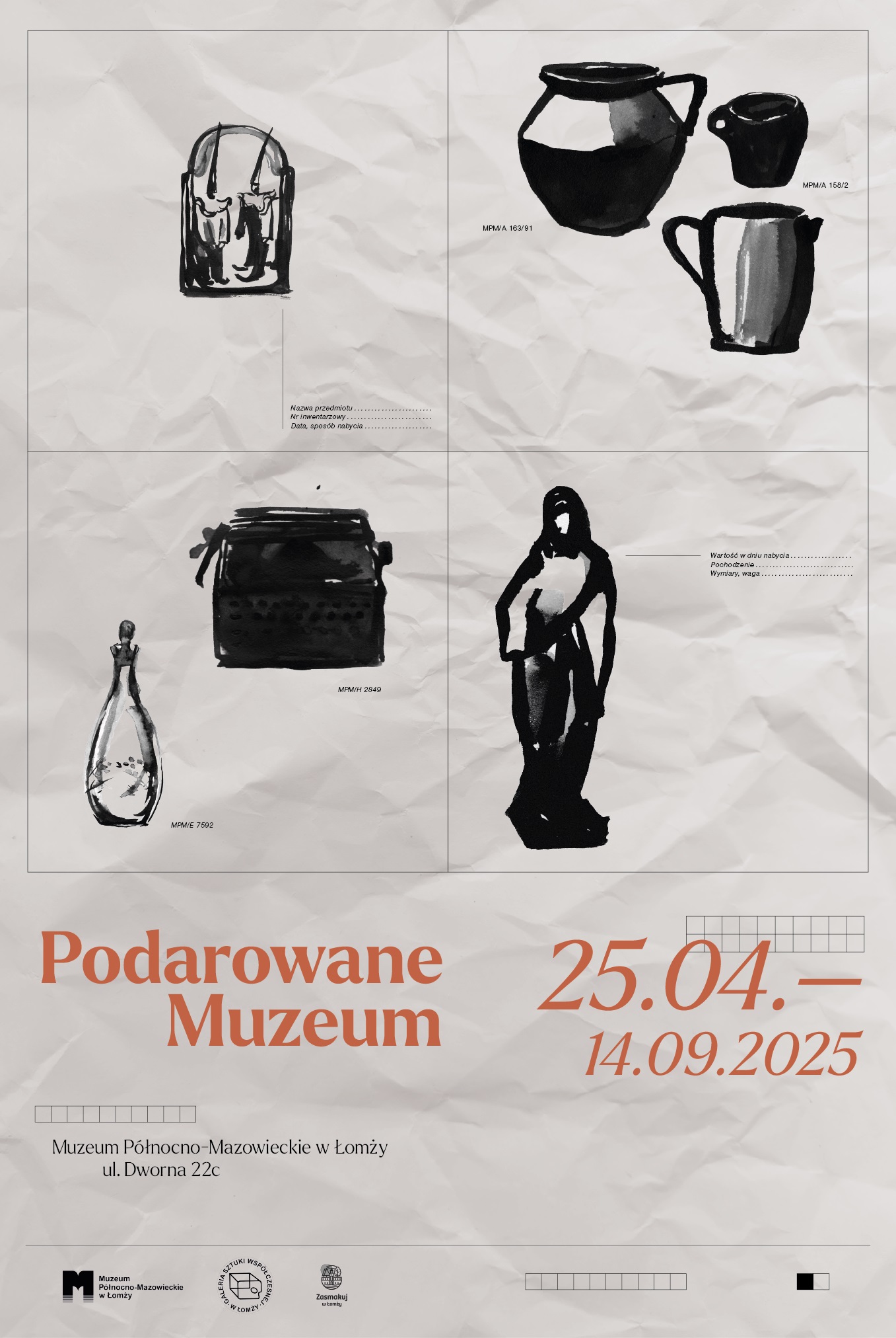 plakat Podarowane Muzeum