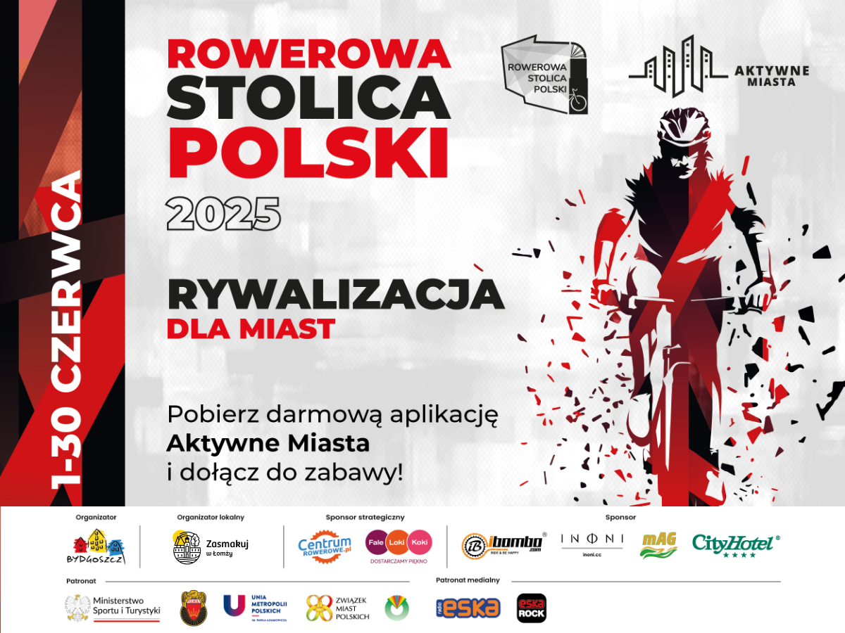 konkurs rowerowa stolica Polski 2025 plakat