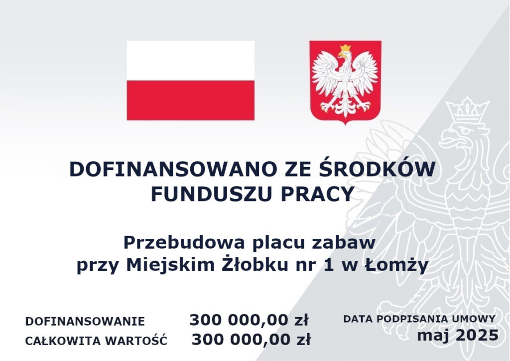 fundusz pracy żłobek nr 1