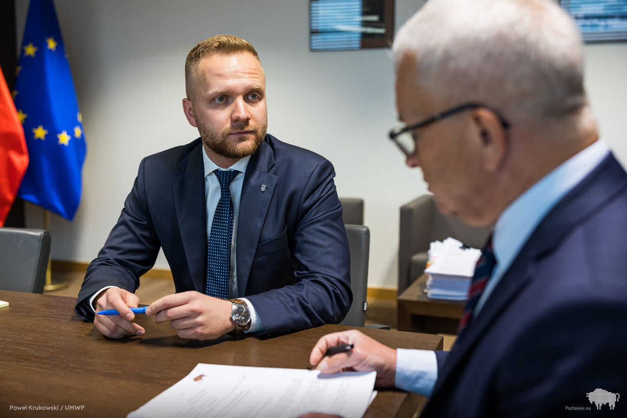 podpisanie umowy dofinansowanie OSP