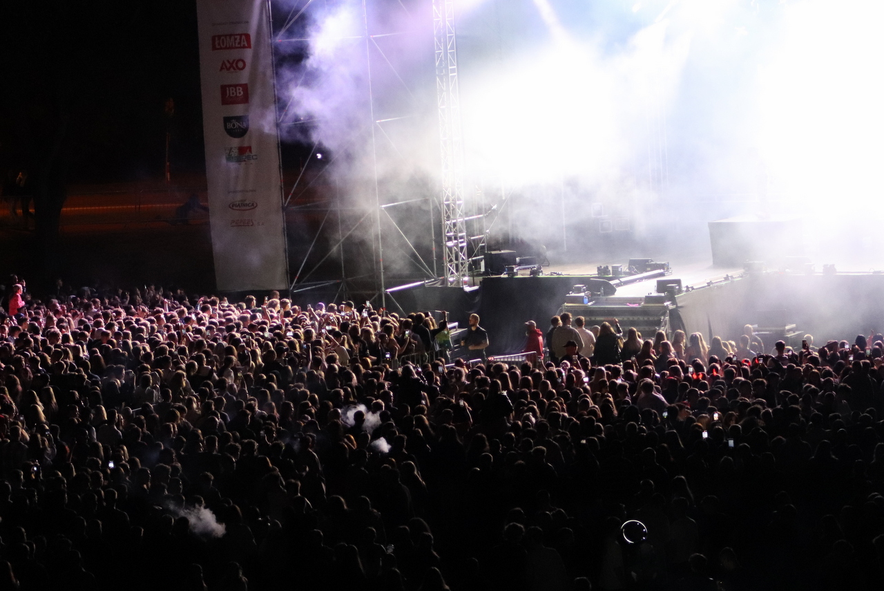 liczna publiczność na 2. Young Łomża Festiwalu