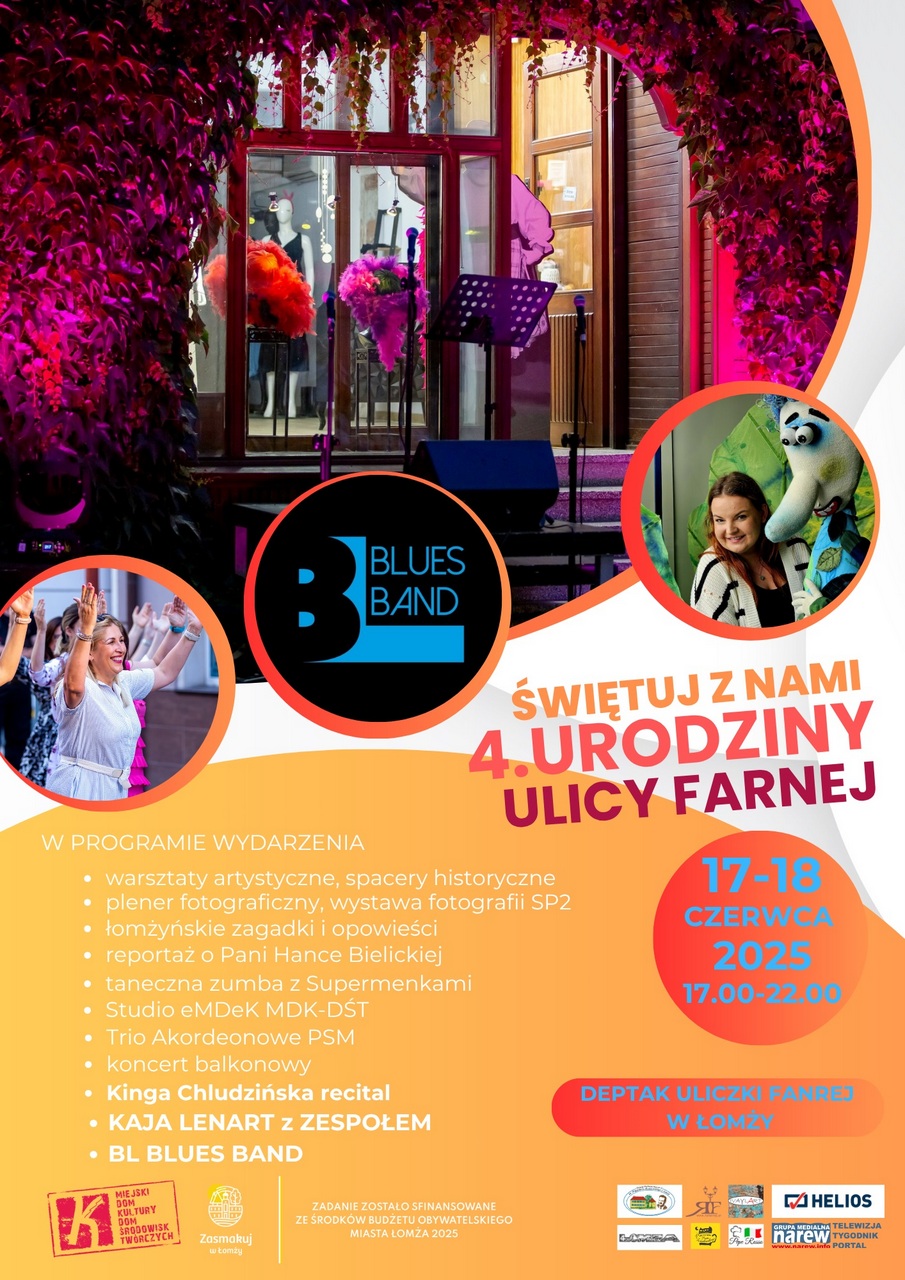 plakat urodziny ulicy Farnej