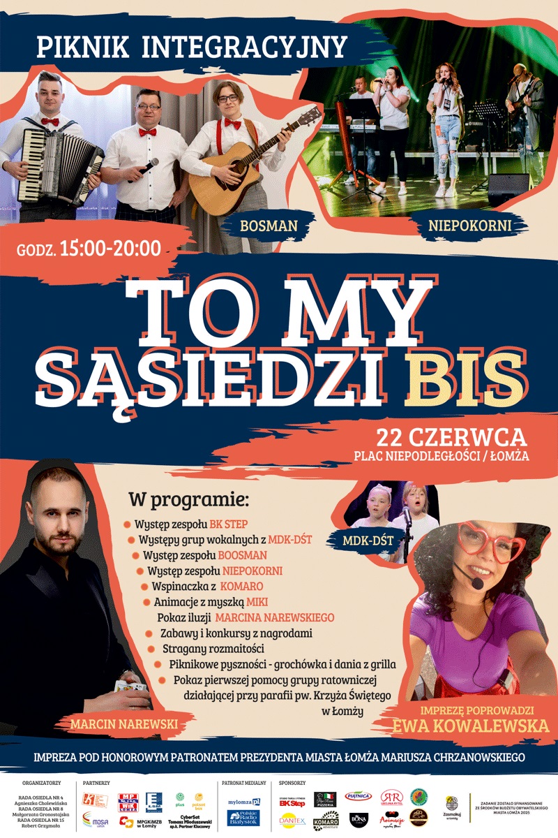 plakat to my sąsiedzi bis piknik