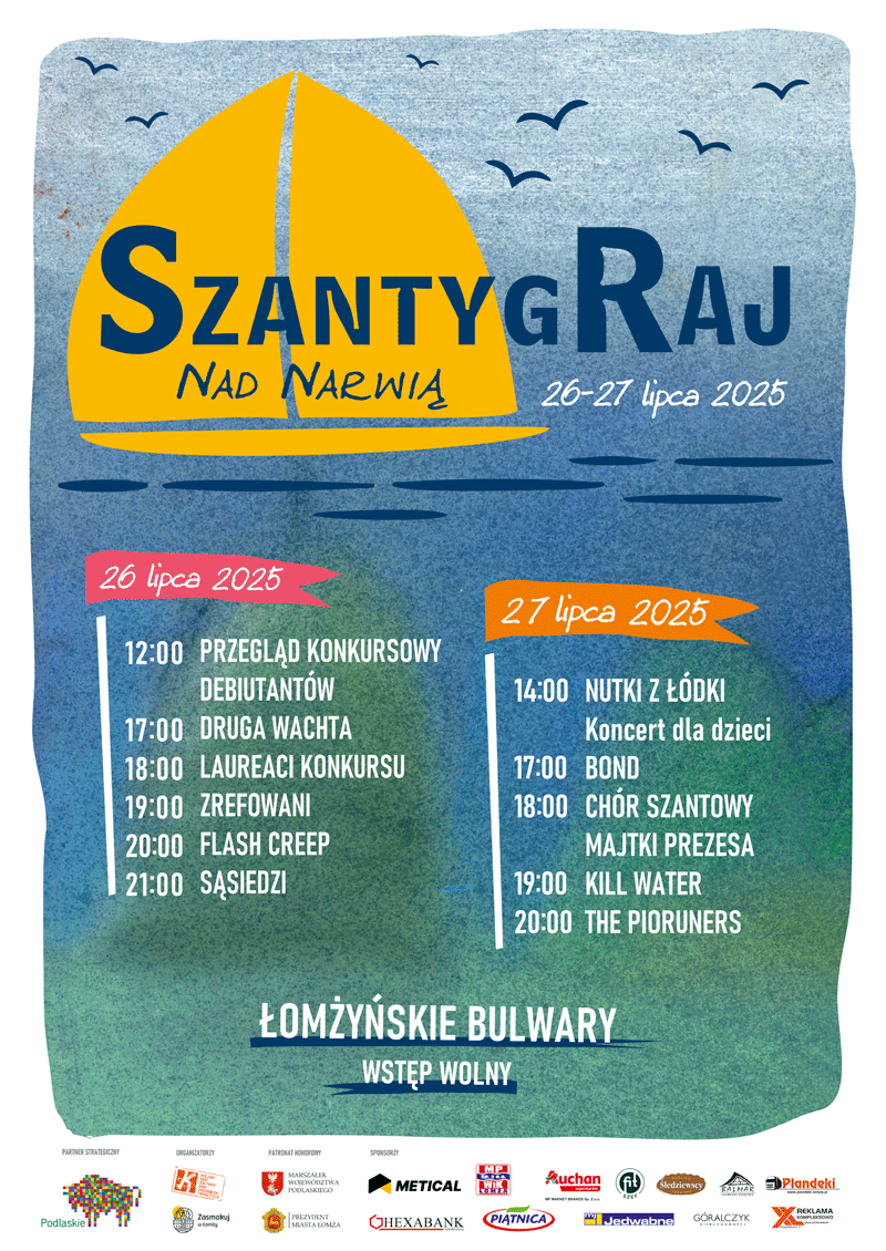 plakat - SzanygRaj nad Narwią 26-27 lipca 2025