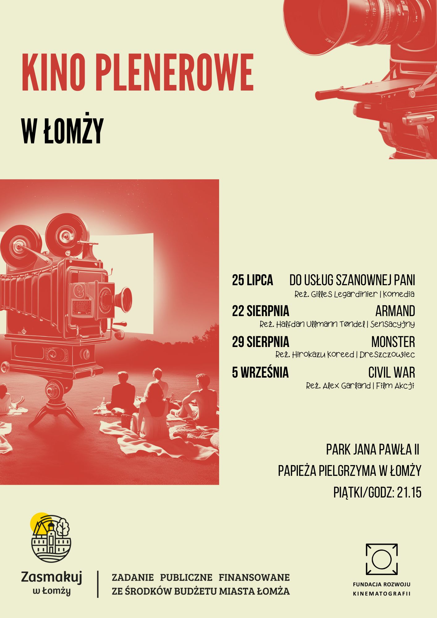 plakat kino plenerowe 2025