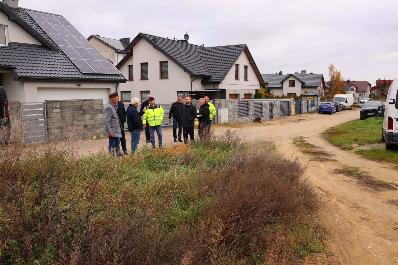 ulica Topolowa - przekazanie placu budowy