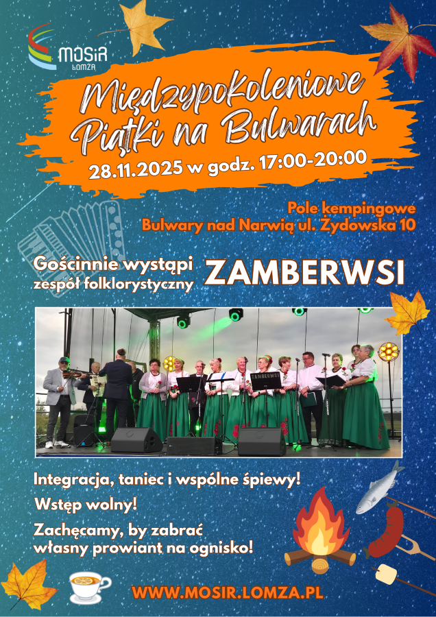 plakat międzypokoleniowe piątki na bulwarach