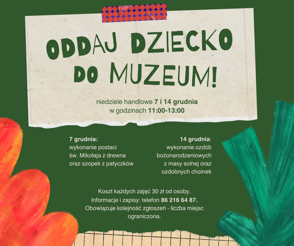 oddaj dziecko do muzeum