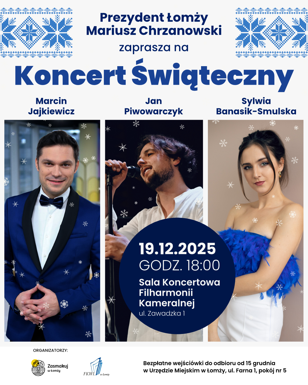 koncert świąteczny - plakat
