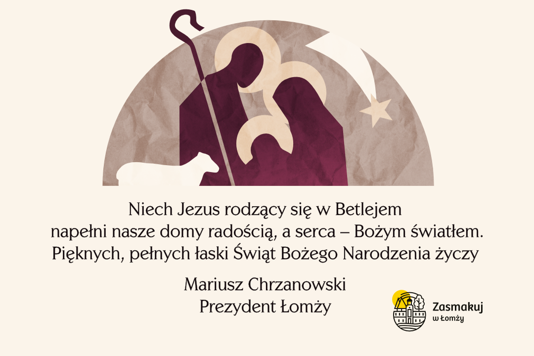 życzenia bożonarodzeniowe prezydenta Łomży 2025