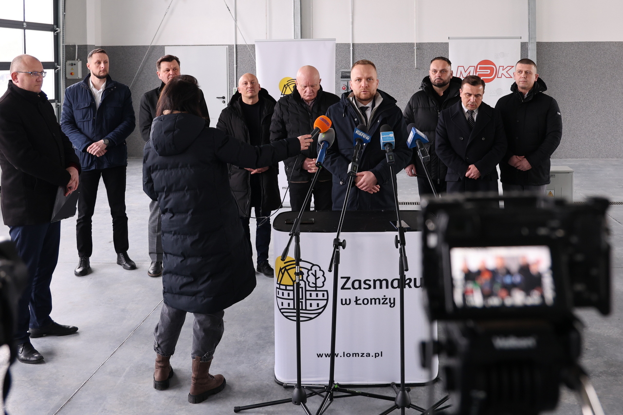 konferencja prasowa ws. nowej inwestycji na terenie MPK