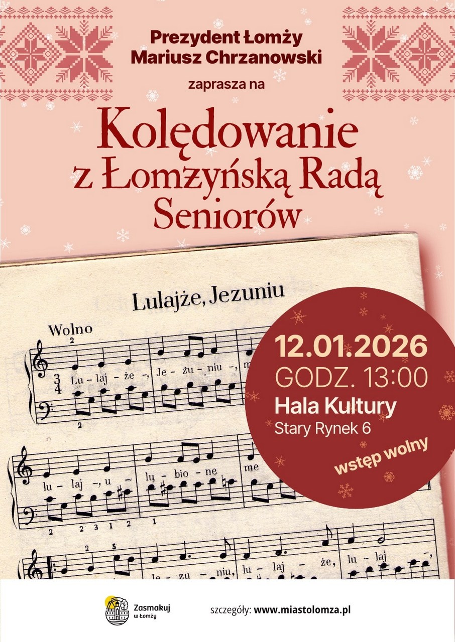 kolędowanie rada seniorów plakat