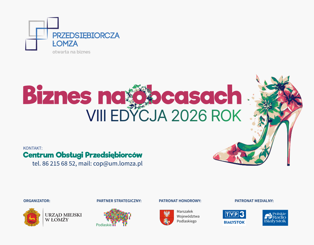Biznes na Obcasach - edycja 2026 - plakat
