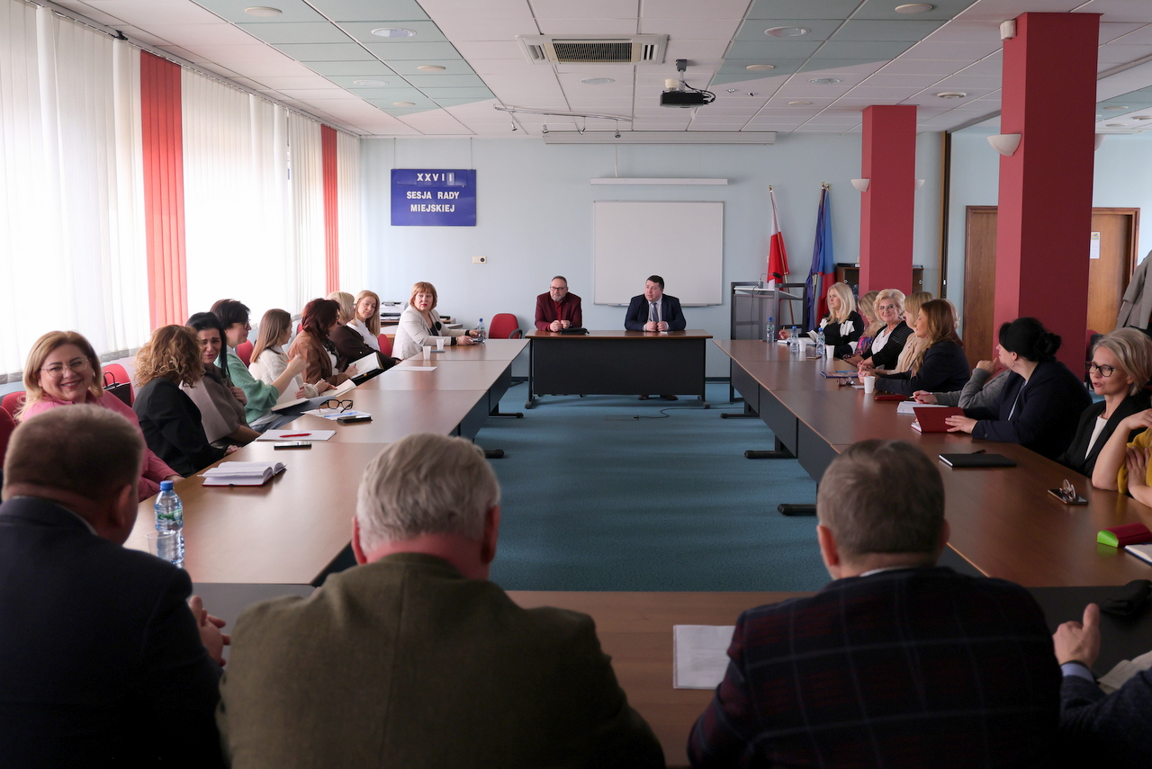 spotkanie prezydenta z dyrektorami placówek oświatowych