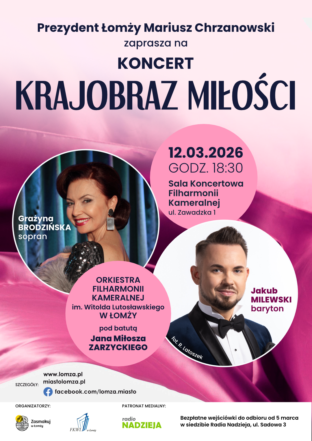 koncert Krajobraz Miłości plakat